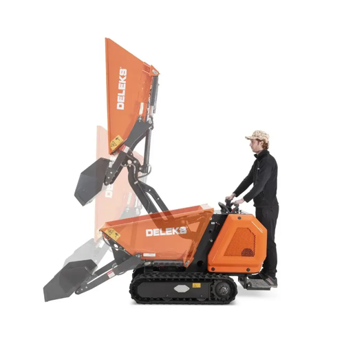 Dumper Agri. Lagartas c/Elevação + Bascula 13.5HP B&S Deleks